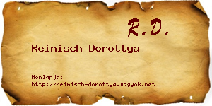Reinisch Dorottya névjegykártya